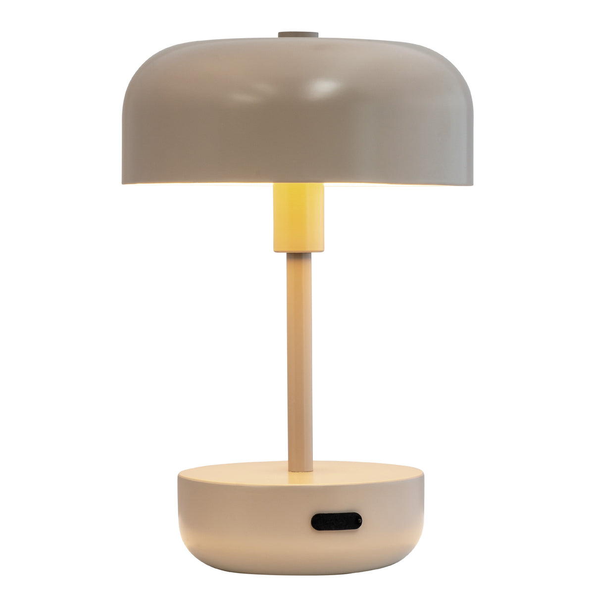 Haipot LED Genopladelig Bordlampe - Gråbrun