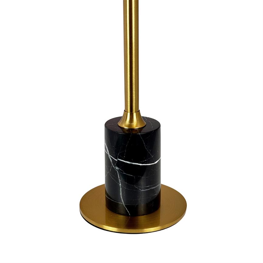 Starlight LED Mini Genopladelig Bordlampe - Sort/Marmor