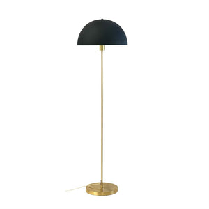 Stockholm Gulvlampe - Sort/ Messing