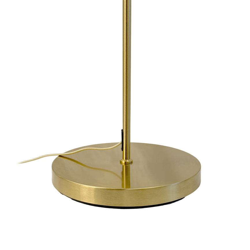 Stockholm Gulvlampe - Sort/ Messing